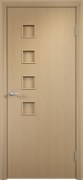  Дверь МДФ С 13 без стекла цвет: Белённый дуб