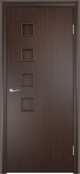 Дверь МДФ С 13 без стекла Цвет: Венге